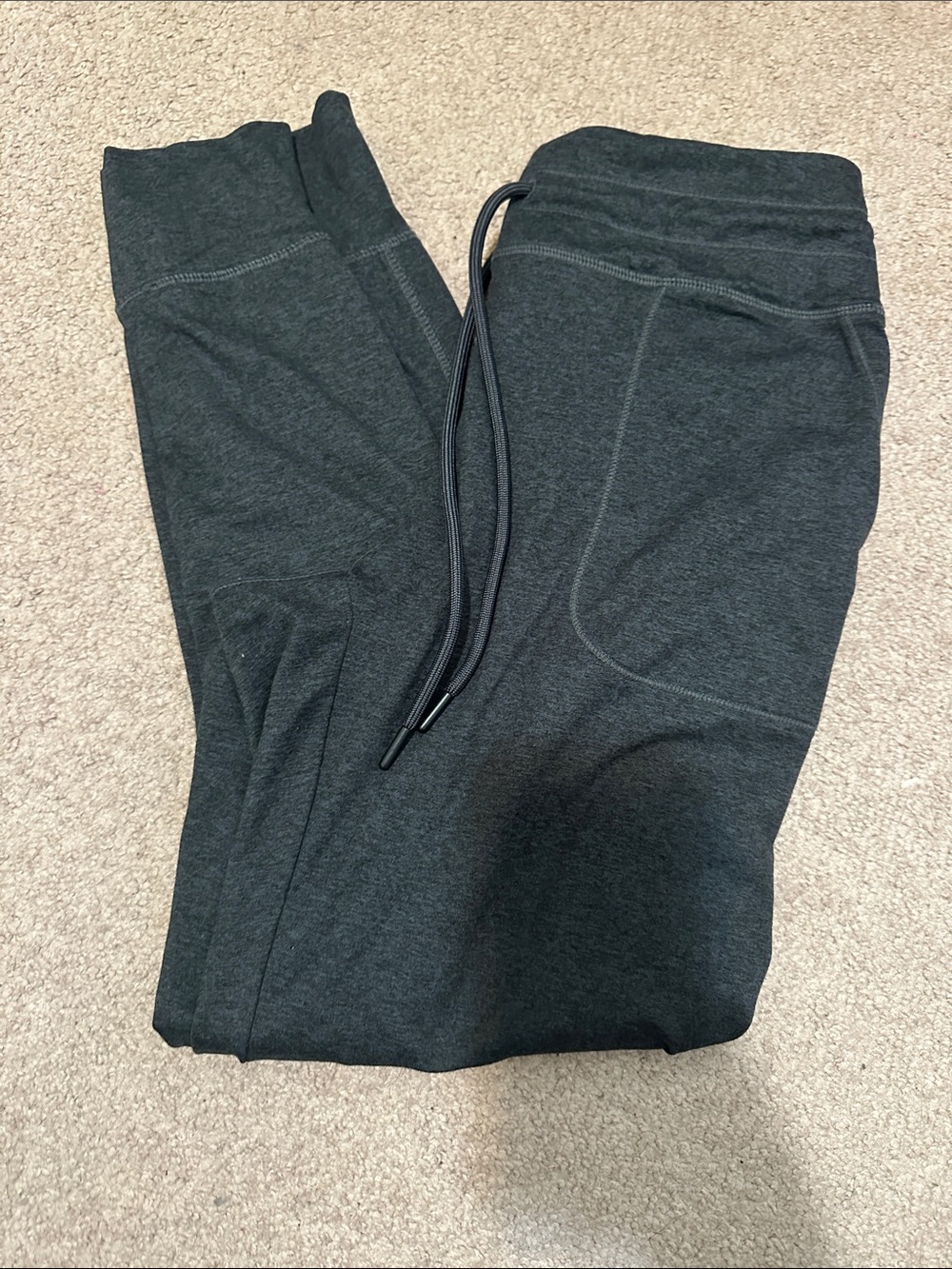 Lole Dark Charcoal Drawstring Jogger Pants